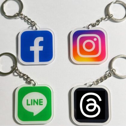 E人交友神器 NFC感應鎖匙扣 攞IG神器 instagram 朋友+1 交友 派對 聖誕派對 follow