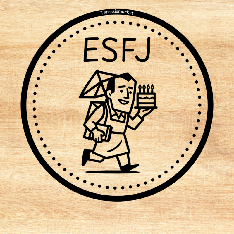 MBTI 16型人格原木杯墊