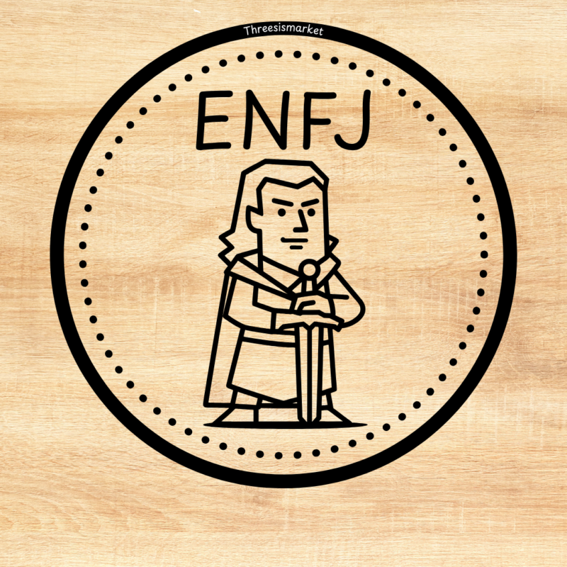 MBTI 16型人格原木杯墊 10