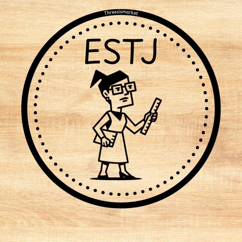 MBTI 16型人格原木杯墊 14