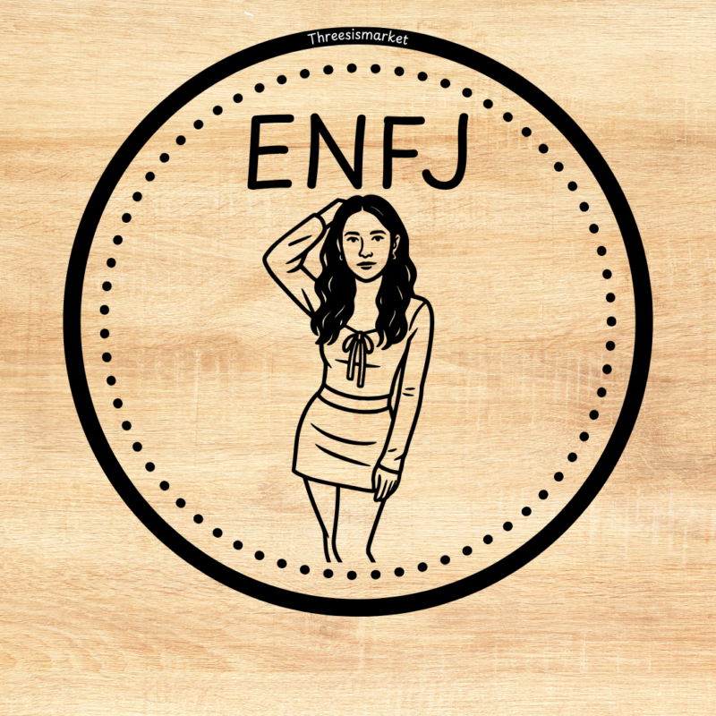 MBTI 16型人格原木杯墊 17